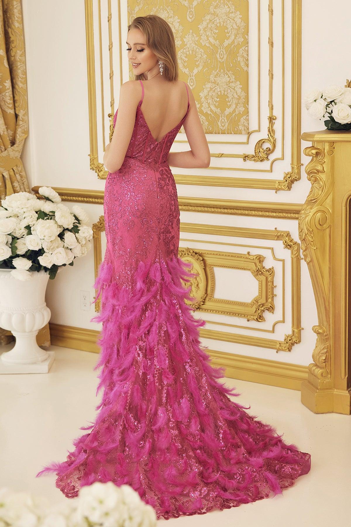Nox Anabel C1119 Long Spaghetti Strap Sexy Prom Gown