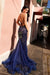 Prom Dresses Formal Long Prom Mermaid Dress Navy Blue