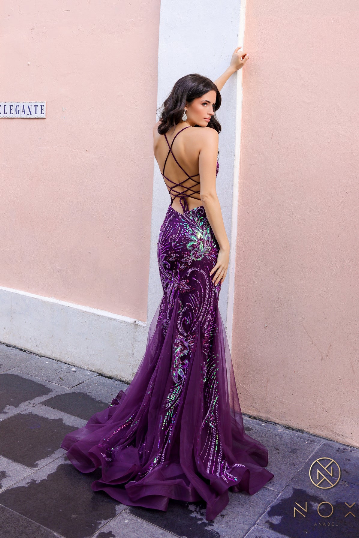 Prom Dresses Formal Long Prom Mermaid Dress Purple