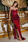 Prom Dresses Strapless Prom Dress Burgundy