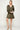 Cocktail Dresses Long Sleeve Leopard Print Satin Dress Olive