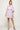 Cocktail Dresses Short Printed 3/4 Sleeve Ruffled Dress Lavender