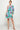 Cocktail Dresses Short One Shoulder Tropical Print Dress Seafoam/Fuchsia