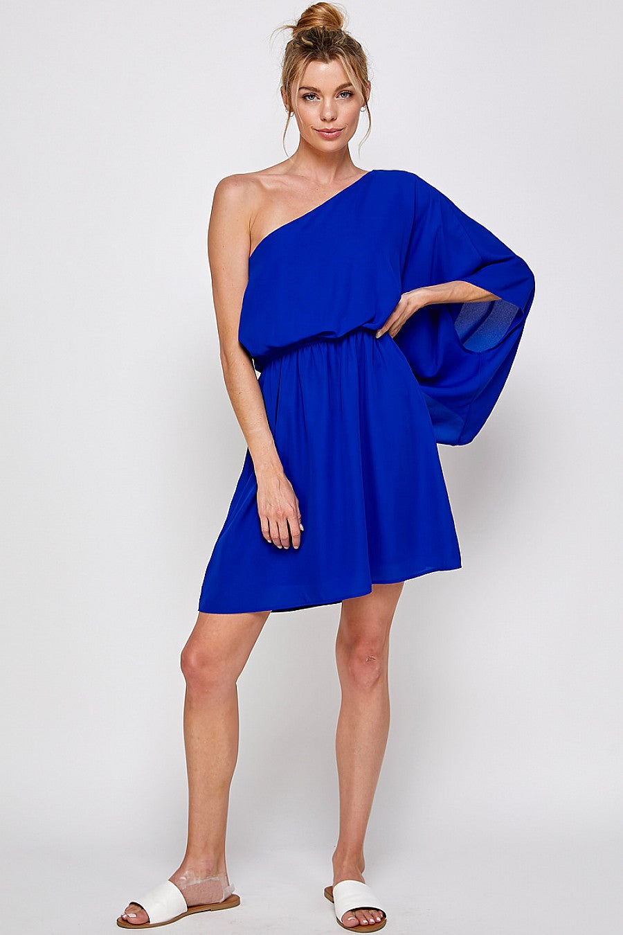 Black Short One Shoulder Dress