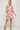 Cocktail Dresses Short V Neck Brushed Print Belt Dress Cognac/Rust