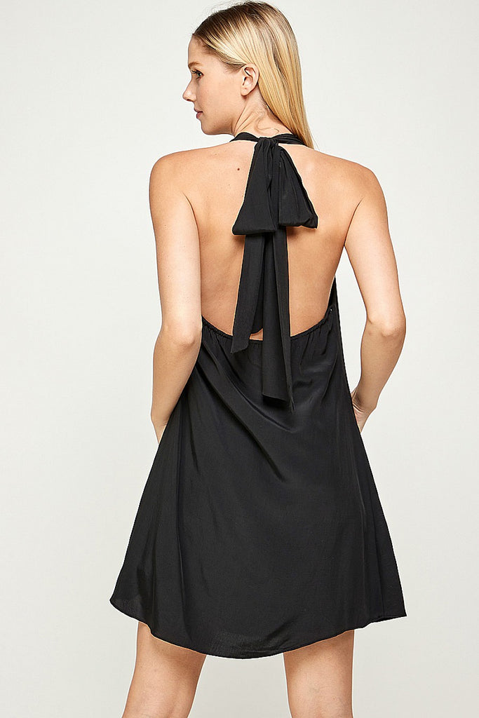 Halter neckline short Dress