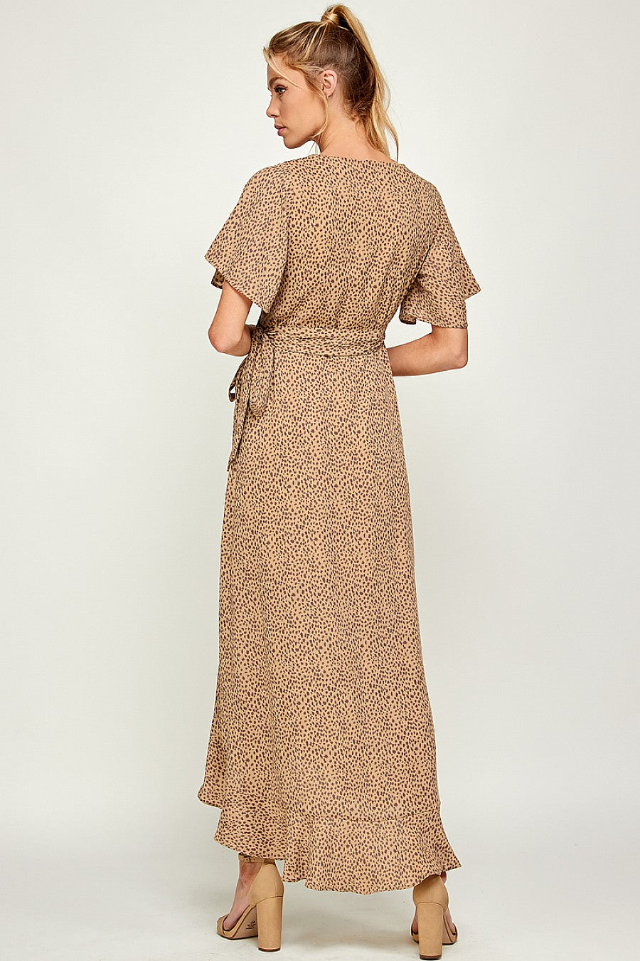 Long Animal Print Maxi Dress