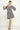 Cocktail Dresses Short 3/4 Sleeve Printed Satin Dress Black/White