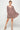Cocktail Dresses Short Printed Long Sleeve Mini Dress Cognac