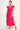 Formal Dresses Long V Neck Side Slit Maxi Dress Fuchsia