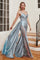 Prom Dresses Sleeveless Prom Dress Dusty Blue