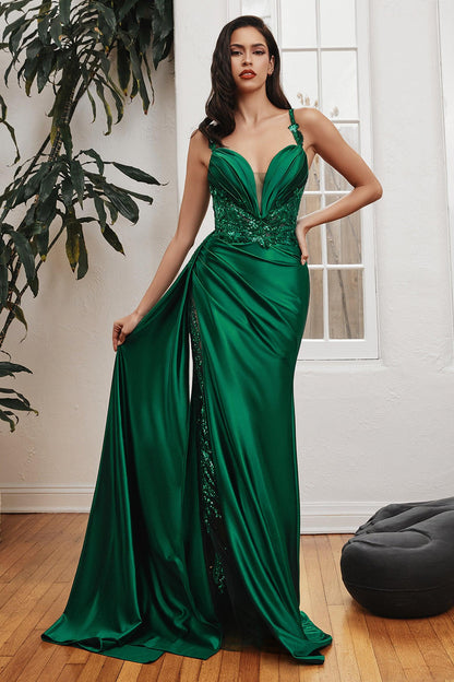 Prom Dresses Sleeveless Prom Dress Emerald