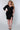 Plus Size Dresses Short Plus Size Pleated Cocktail Dress Onyx