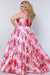 Plus Size Dresses Long Formal Plus Size Floral Dress Pink Blossom