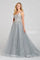 Prom Dresses Long Formal Applique Prom Dress Platinum/Multi
