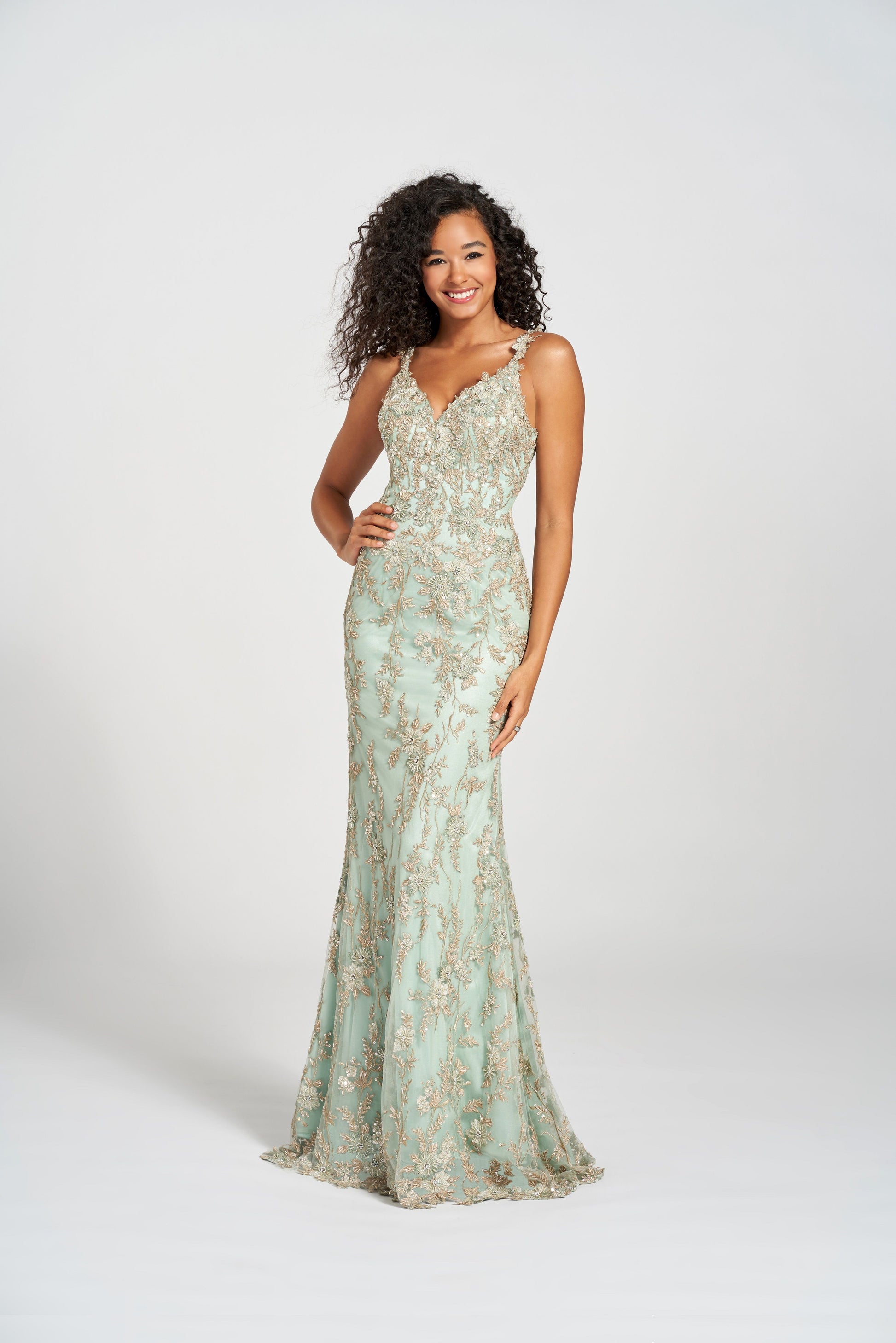 Colette CL12203 Beaded Prom Long Formal Dress