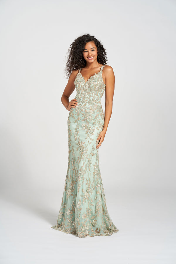 Colette CL12203 Beaded Prom Long Formal Dress