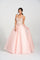 Prom Dresses Long Formal Glitter Prom Dress Vintage Rose
