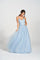 Prom Dresses  Long Formal Beaded Prom Applique Dress Misty Blue