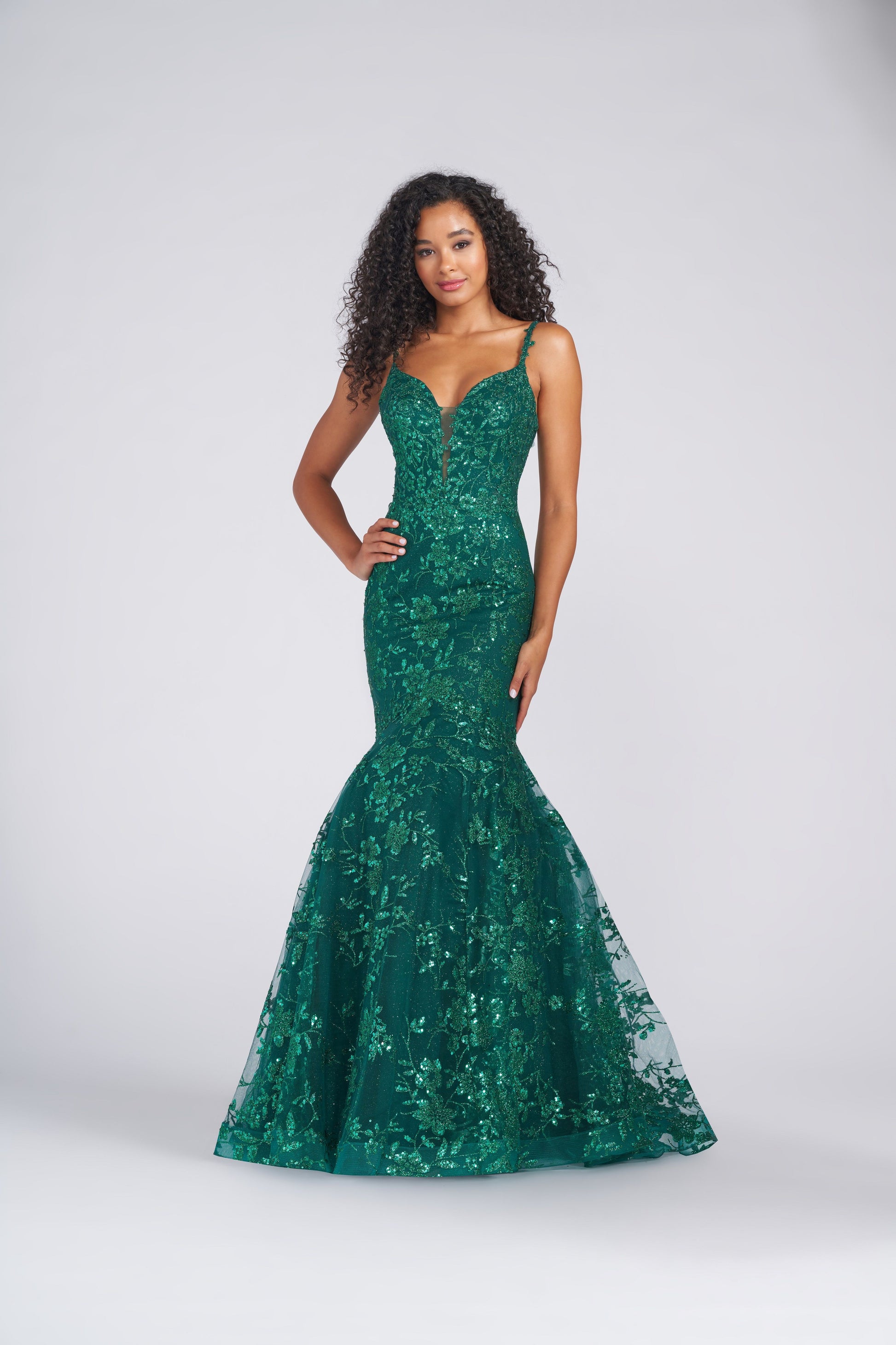 Colette CL12242 Mermaid Formal Prom Glitter Long Dress