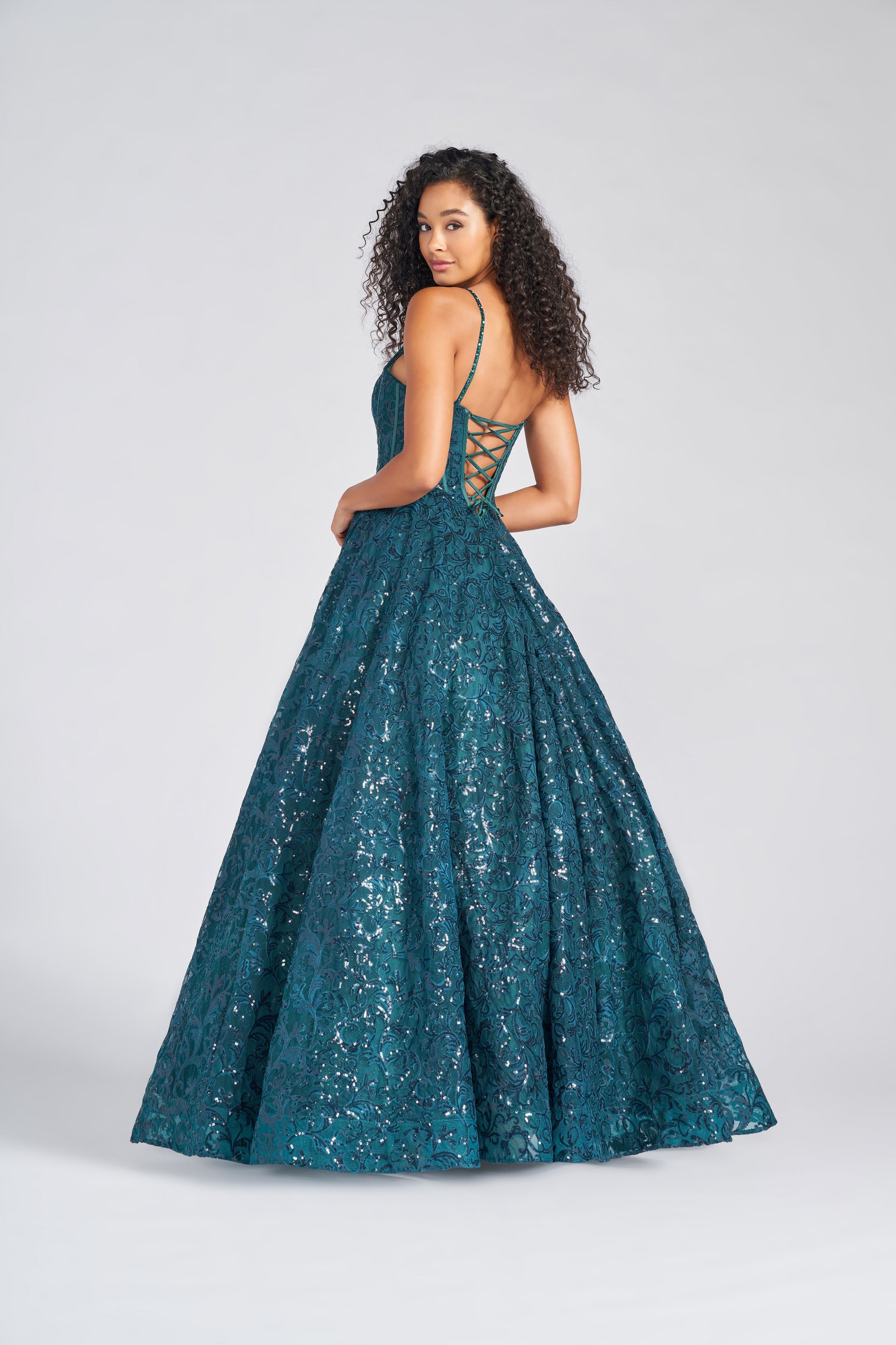 Colette CL12264 Formal Long Sequin Prom Ball Gown