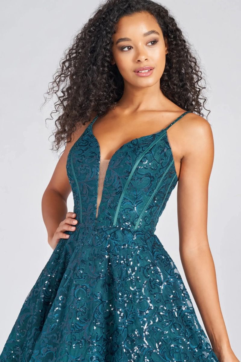 Colette CL12264 Formal Long Sequin Prom Ball Gown