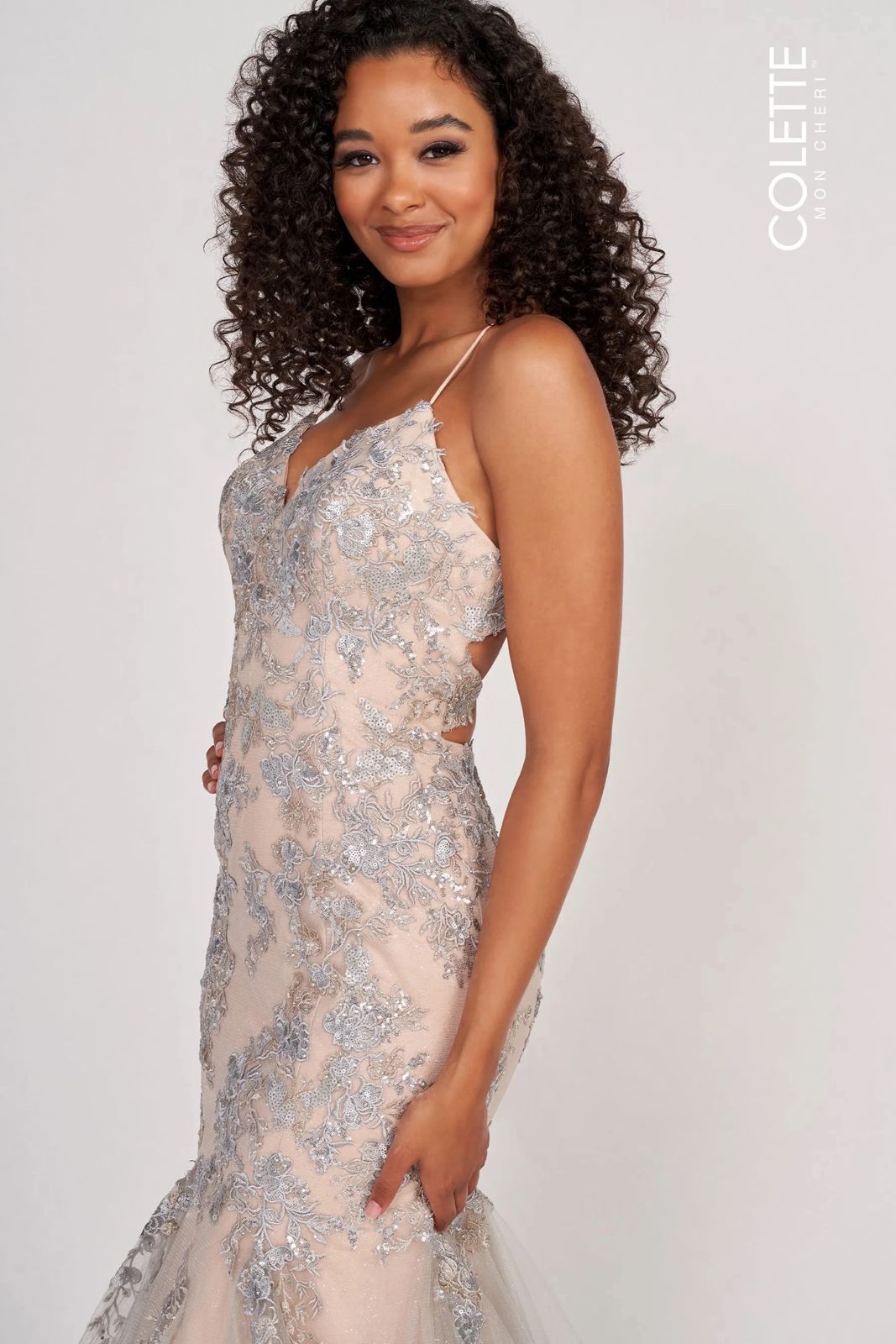 Colette CL2004 Glitter Formal Mermaid Prom Long Dress