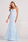 Prom Dresses Fitted Formal Mermaid Prom Long Dress Light Blue