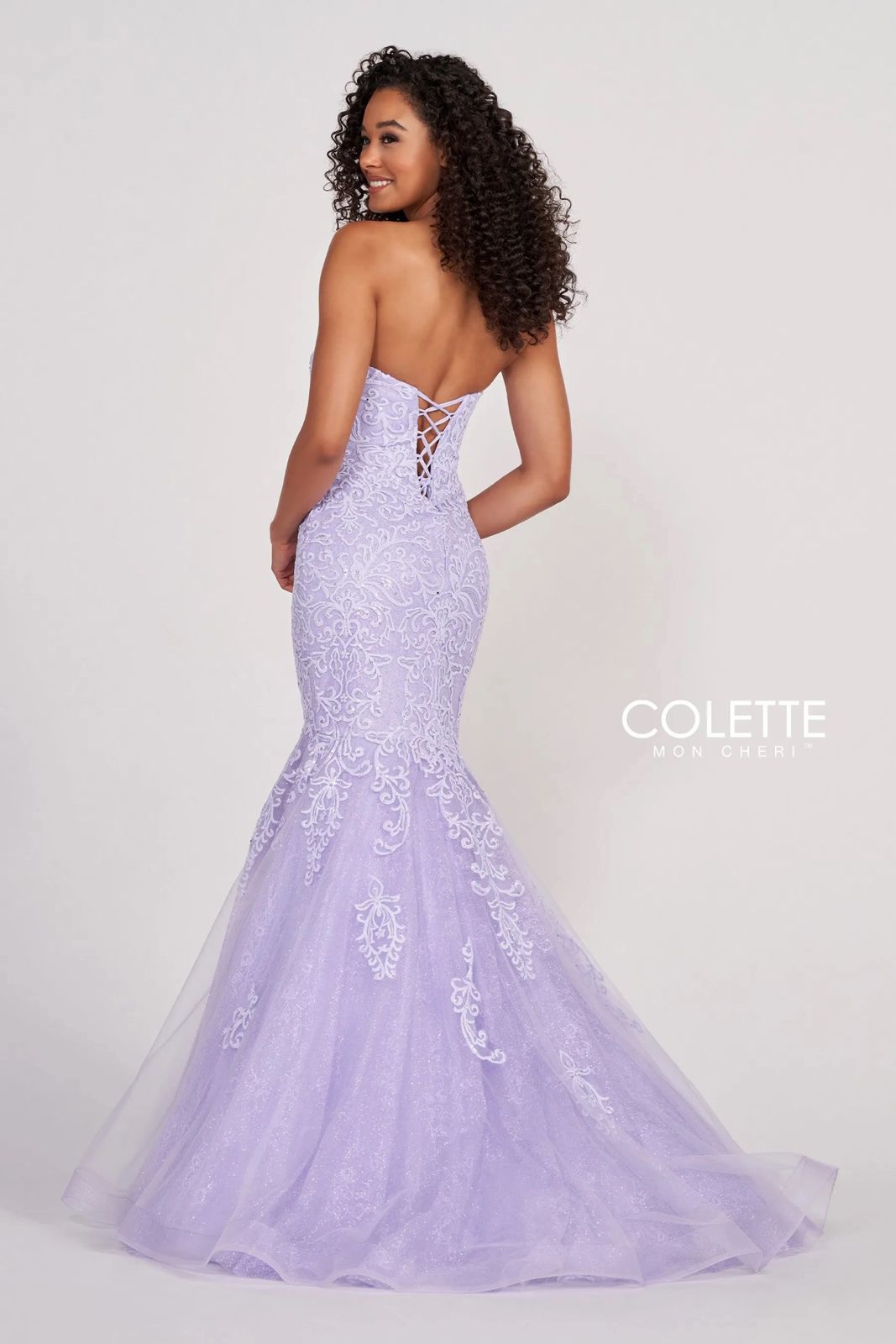 Prom Dresses Fitted Formal Mermaid Prom Long Dress Lilac