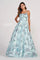Prom Dresses Long Prom Sequin Formal Ball Gown Light Aqua