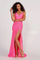 Prom Dresses Formal Long Prom Sequin Dress Hot Pink