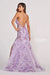 Prom Dresses Formal Mermaid Long Prom Sequin Dress Lilac