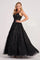 Prom Dresses Long Formal Applique Prom Ball Gown Black