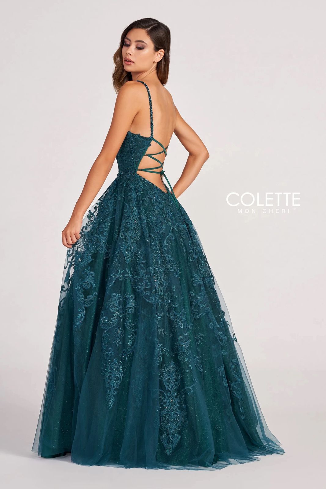 Regal Long Sleeves Prom Dress with Intricate Applique Details main image 1