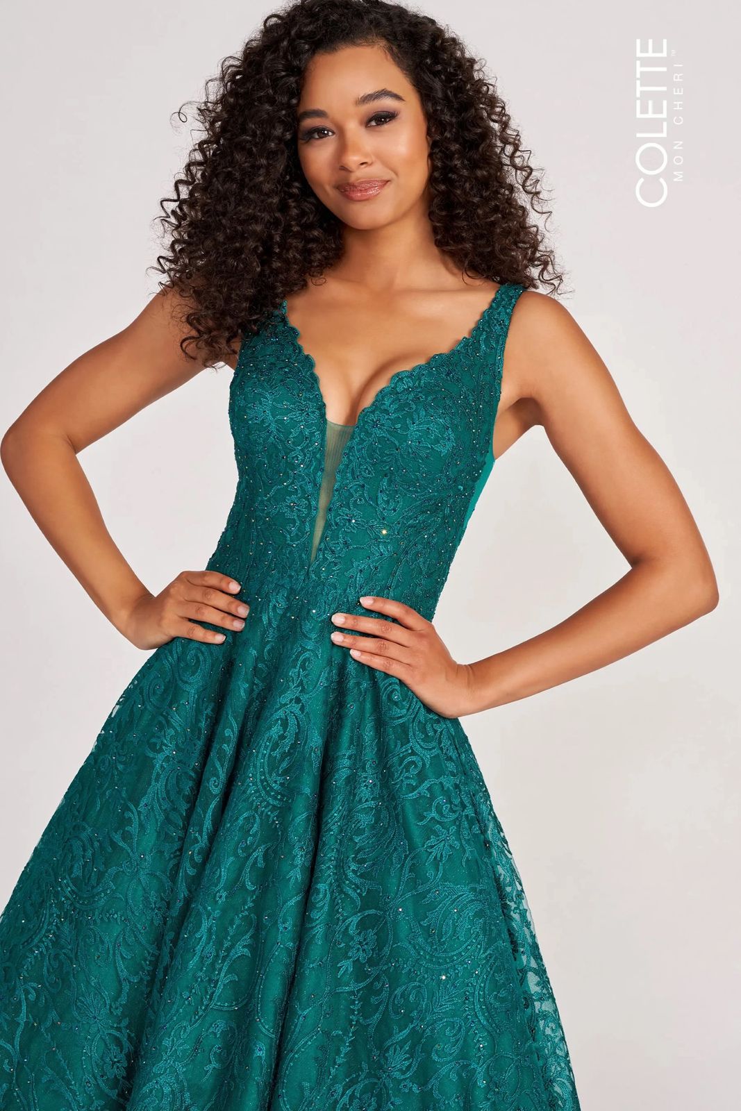Colette CL2029 Prom Beaded Long Formal Dress