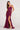 Prom Dresses Beaded Prom Fitted Formal Long Dress Burgundy