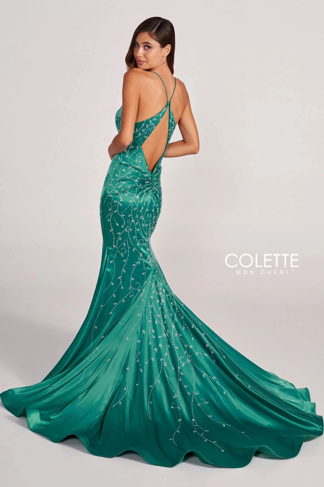 Black Colette CL2043 Prom Cut Out Formal Mermaid Long Dress for $609.99 ...