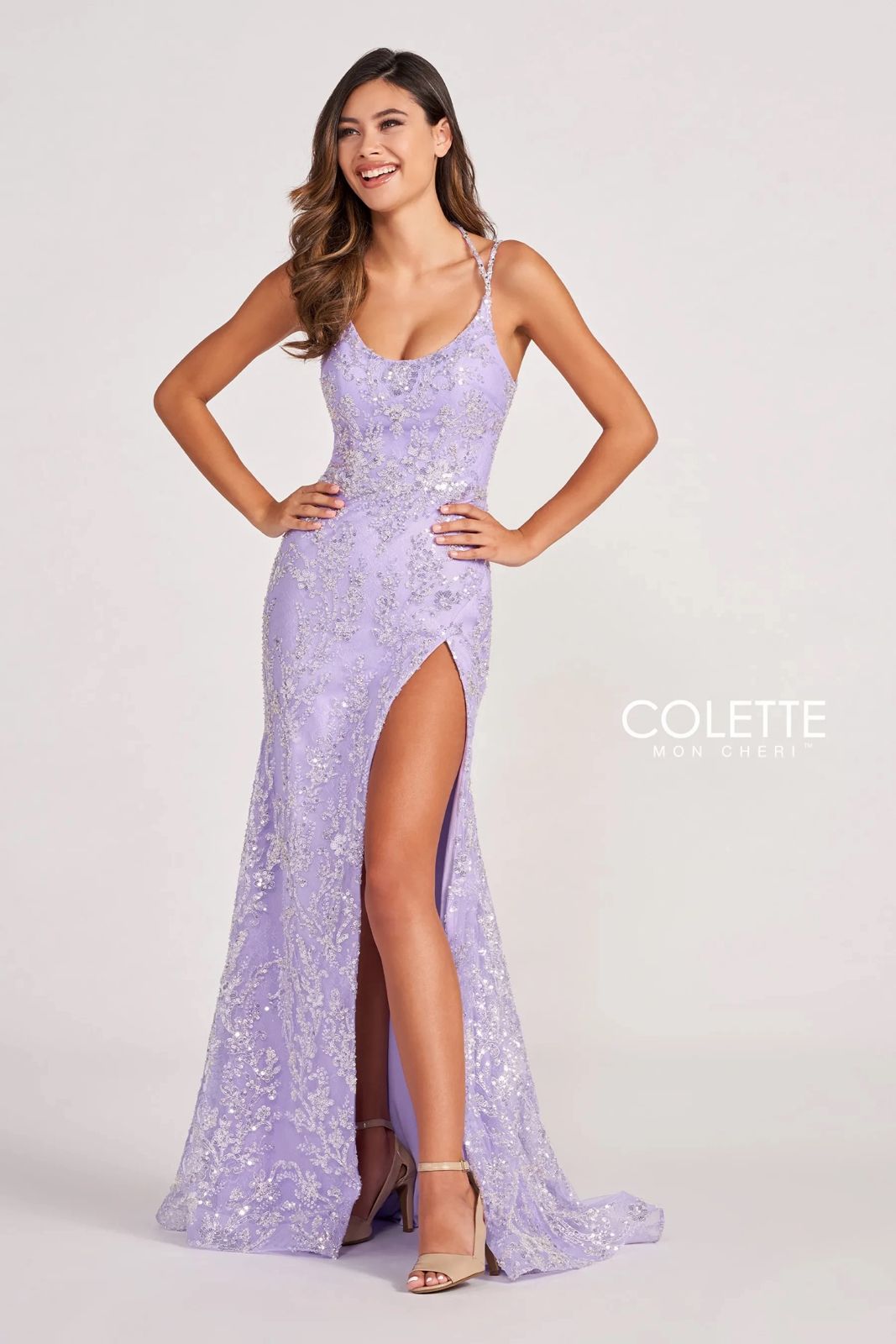 Colette CL2050 Prom Long Beaded Formal Dress