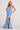 Prom Dresses Fitted Prom Long Keyhole Back Formal Dress Ocean Blue