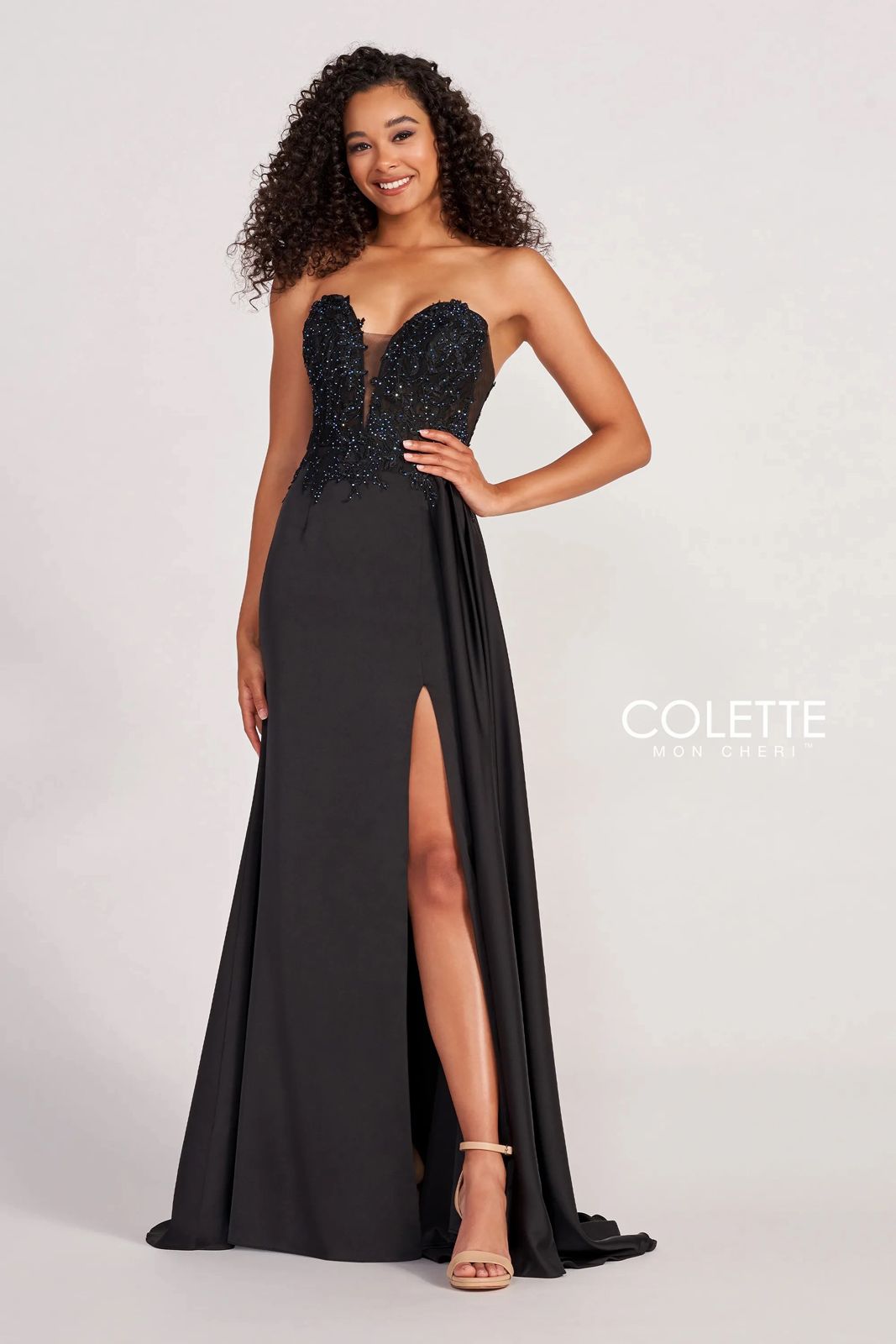 Black Colette CL2053 Prom Long Beaded Formal Dress for $525.99 – The