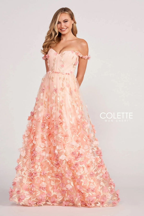 Colette CL2057 Prom Long Formal Flower Dress