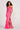 Prom Dresses 3D Flowers Long Formal Prom Dress Lipstick