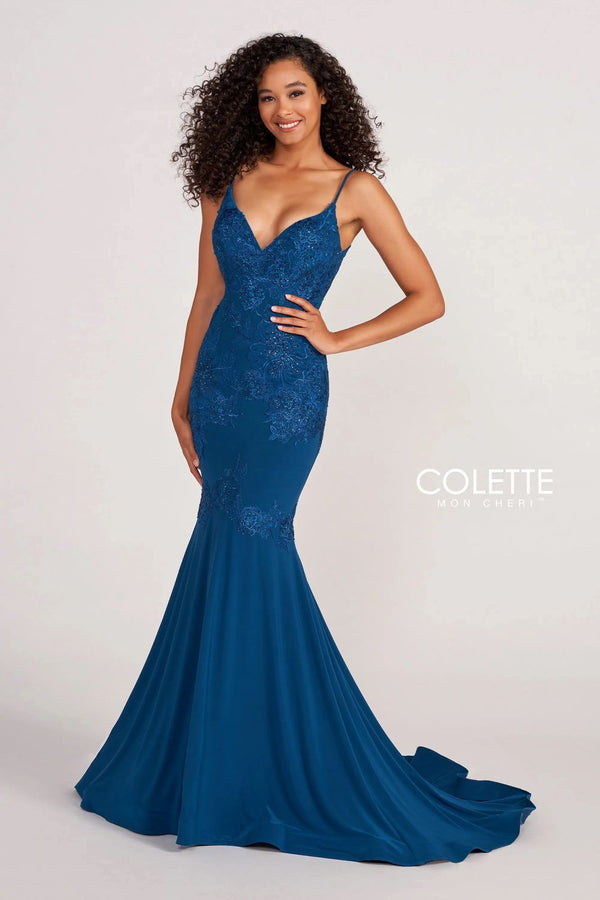 Colette CL2080  Prom Beaded Formal Long Dress