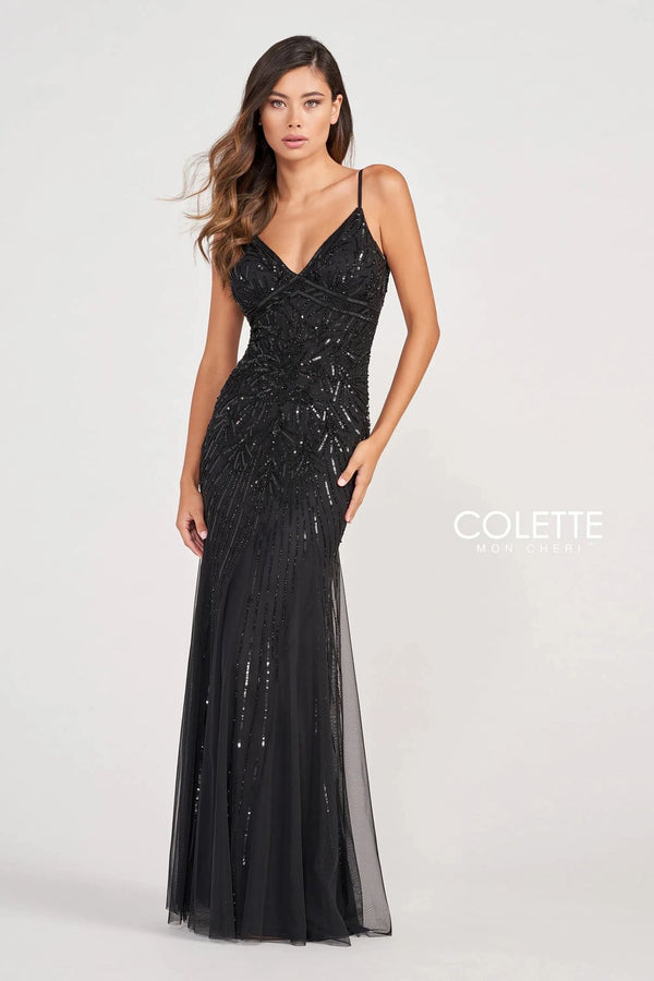 Colette CL2087 Prom Long Formal Beaded Dress