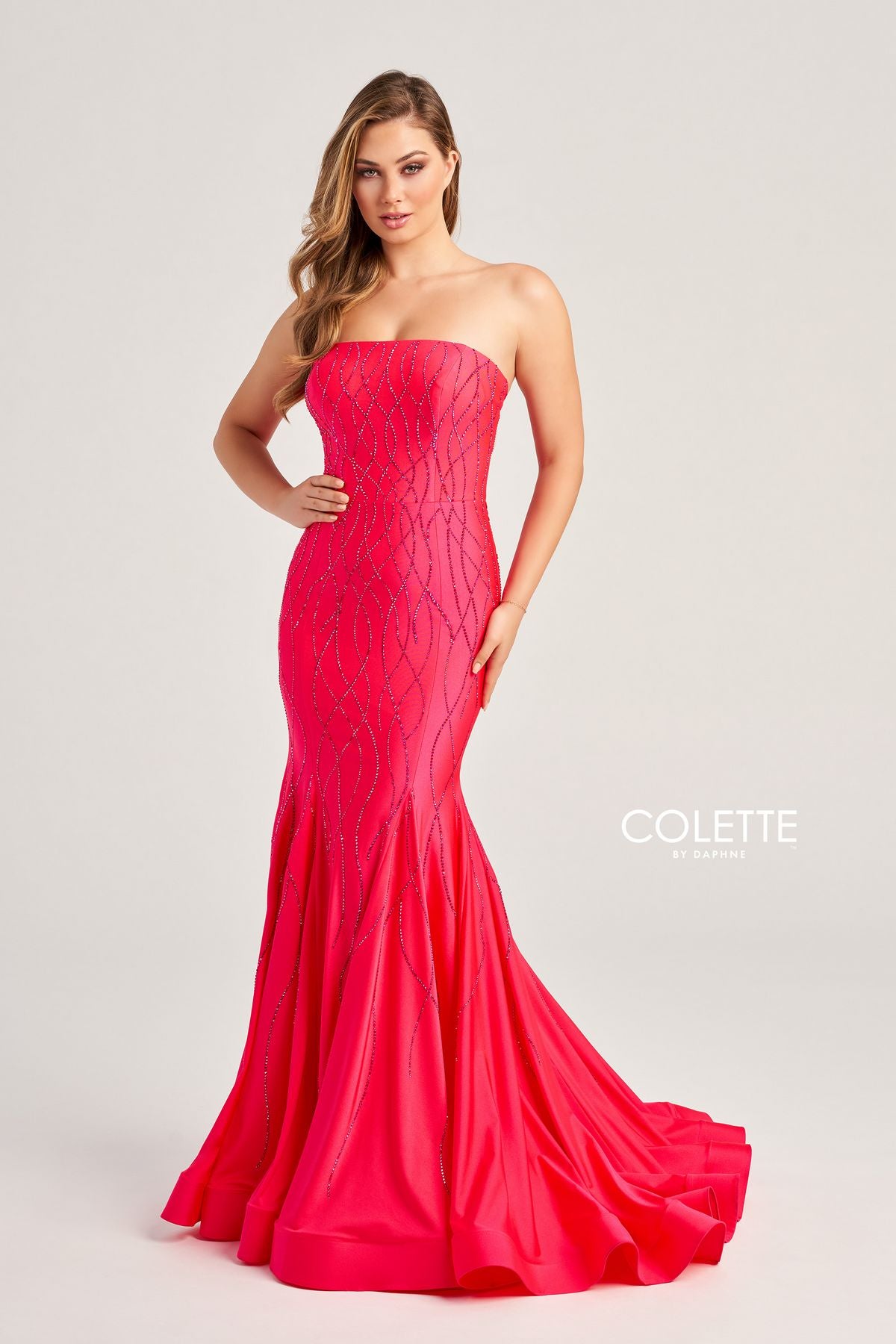 Colette CL5106 Fitted Prom Long Formal Mermaid Dress