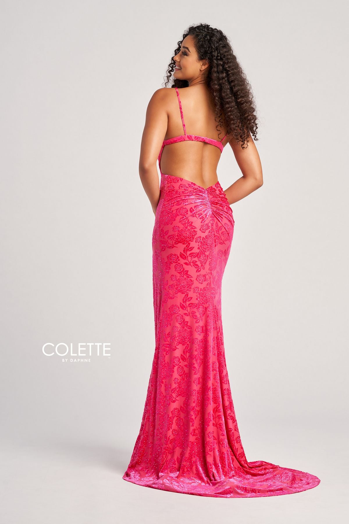 Colette CL5119 Fitted Prom Long Stones Formal Dress