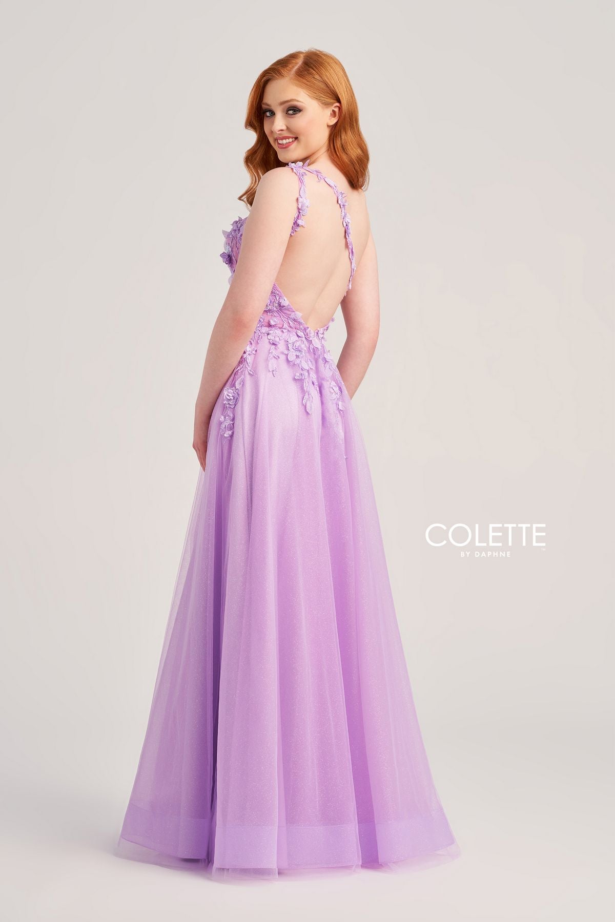 Colette CL5124 Long Formal Applique Prom Dress