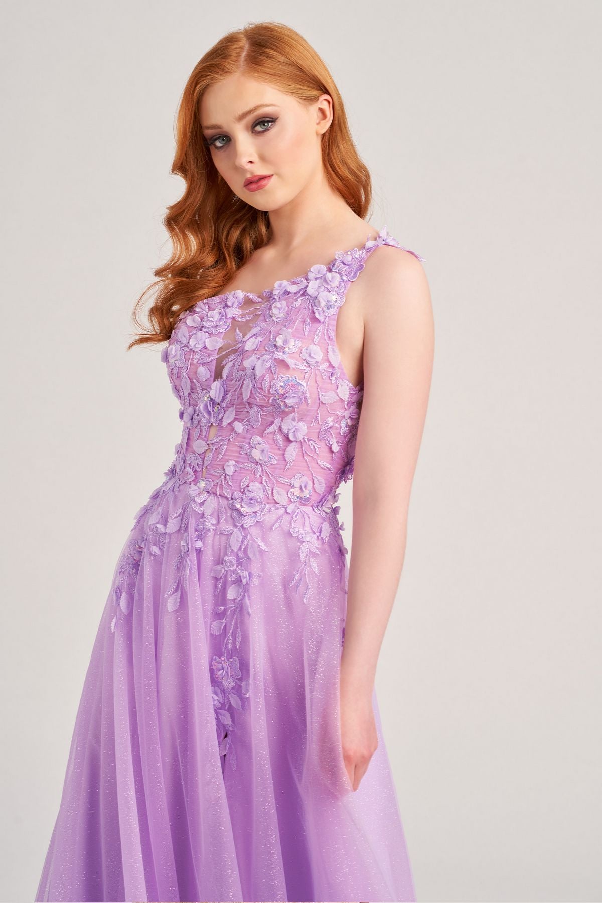 Colette CL5124 Long Formal Applique Prom Dress
