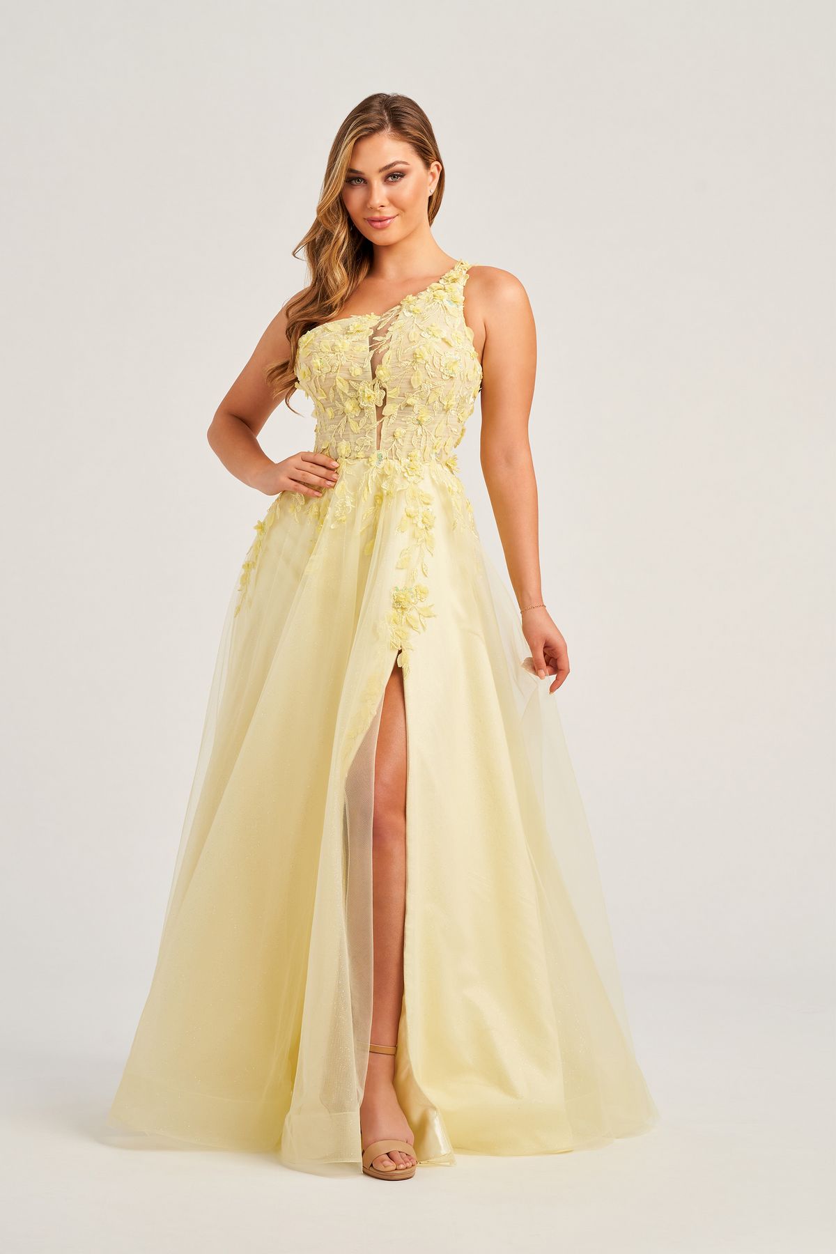 Colette CL5124 Long Formal Applique Prom Dress