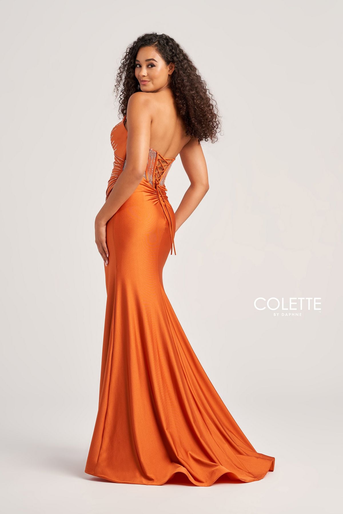Colette CL5135 Fitted Long Formal Stones Prom Dress